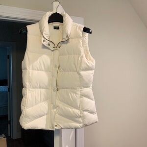 J crew white vest size small